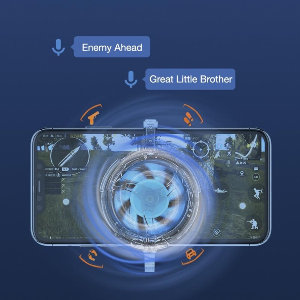 ABS+PC мобильный телефон радиатор турбо ураган игровой кулер мини телефон охлаждающий вентилятор мобильный телефон