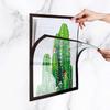 Matte Finish Magnetic Photo Frame PVC Photo Display Frame  Bulletin Board