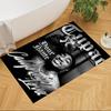 2pac Customize Your Name Floor Mat Design for Foyer Entryway Playrooms Kitchen Anti-slip Rug Anime Office Decor Spiritual Gift