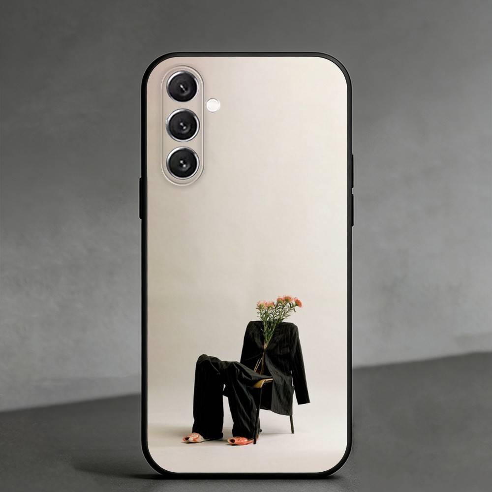 Креативная портретная арт Чехол для телефона Samsung Galaxy A91,80,73,72 ,71,53,52,32 ,31,22,21s,20, Мягкий черный чехол