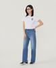 COVERNAT WOMAN Укороченная футболка Cool Cotton с логотипом C Овсяный