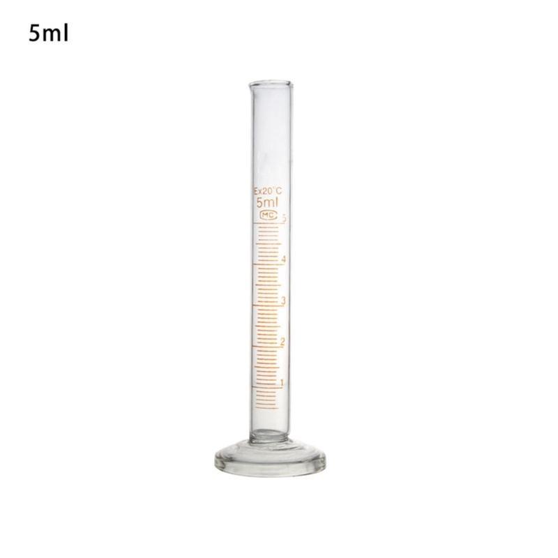 Стеклянный мерный цилиндр с гладким носиком Graduated Measuring Cylinder для лаборатории