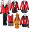 Косплей костюм Kakegurui, набор: Костюмы для косплея Момобами Кёра, Сима, Ясиро, Юмеко в наличии