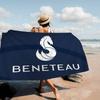 B-BENETEAU Логотип Микрофибра Печатное Пляжное Полотенце Альпинизм Йога Пляж Плавание Бег Впитывающее Мягкое Полотенце
