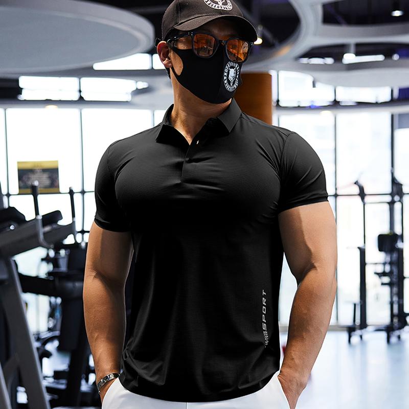 Футболка для спортзала Мужская футболка большого размера Dry Fit для мужчин Спортивные футболки Толстовка Топы Однотонная одежда для тренировок мышц Активная одежда для йоги Футболка