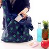 Useful Shopping Pouch Easy To Carry Storing Cosmetic Square Shape Outdoor Portable Folding Daily Use