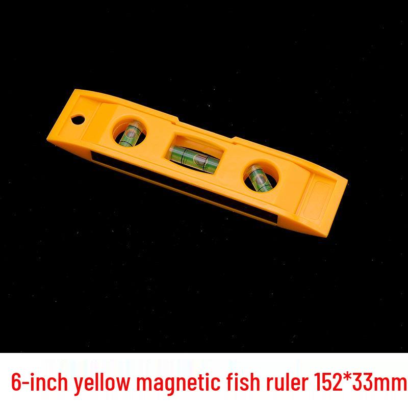 Мини акриловый квадратный уровень-пузырёк - Универсальная линейка с однолинейным балансировочным шариком