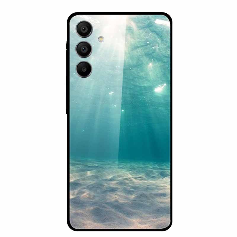 Закаленное Стекло Чехол для Samsung Galaxy A16 5G Задняя Крышка Жесткий Чехол для SamsungA16 Чехол для Телефона Fundas Крутой Защитный Милый Бампер