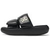 New MLB New York Yankees Slip Resistant Abrasion Resistant Slide Slippers Unisex Black White 3ALPBLX43-50BKS