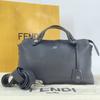 Fendi КСТАТИ 2-way Сумка на руку Плечевая Мини Бостонская сумка Кожаная Черная 8BL124 Оригинал