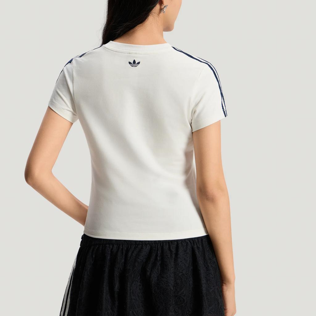 adidas Оригинальная черная мягкая повседневная спортивная футболка с коротким рукавом женская T-shirts KU4763