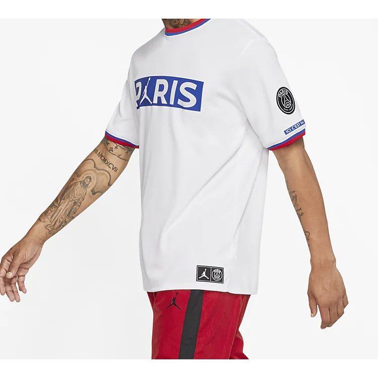 Jordan Мужская футболка команды Paris Saint Germain Белая BQ8359-100