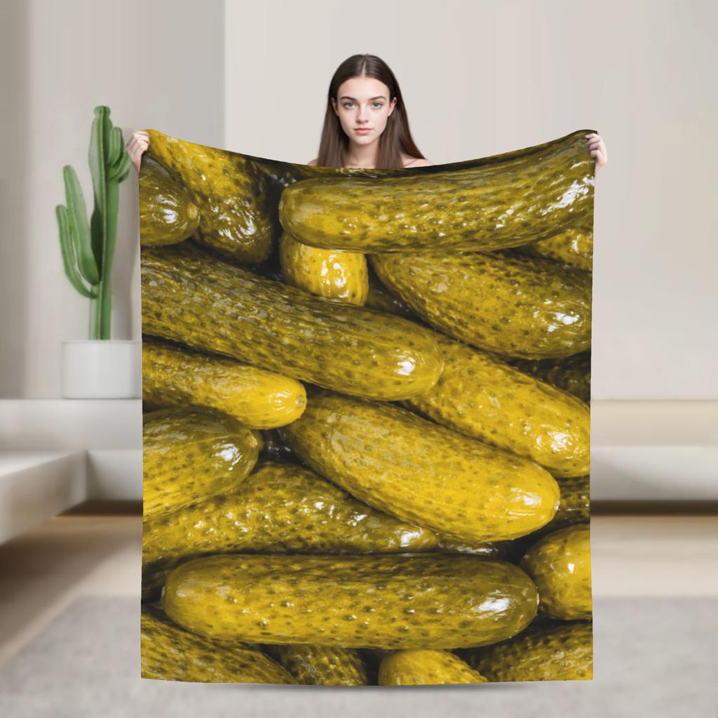 Delicious Food Pattern French Fries Knitted Blanket Flannel 3D Lightweight Thin Throw Blankets Bedspreads Quilt Multi-function