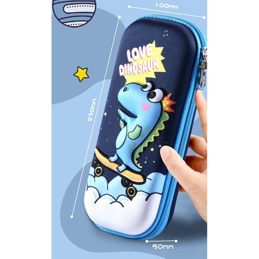 Пенал большой емкости EVA Pen Bag Cartoon Pen Box Student