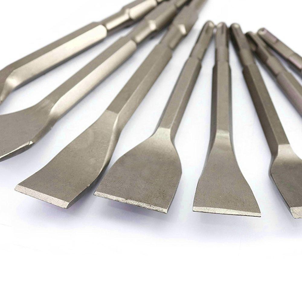 Изогнутая плоская зубило с локтевой головкой, стальная электрическая дрель-перфоратор, ударная дрель-перфоратор для кирпича