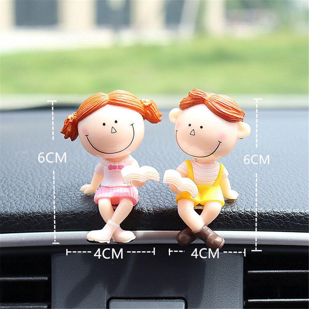 Accessories Home Decor Lovely Car Ornaments Miniatures Car Air Vent  Statues Perfume Clip Decor