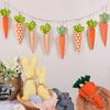 1 шт. пасхальное украшение в виде моркови, искусственные овощи, игрушки из моркови, искусственная тканевая морковь, декоративная морковка, реквизит для фотосъемки 16x3,5 см