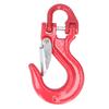 Winch Trailer Clevis Hook Red 2T Loading 80 Steel Universal with Safety Latch Heavy Duty