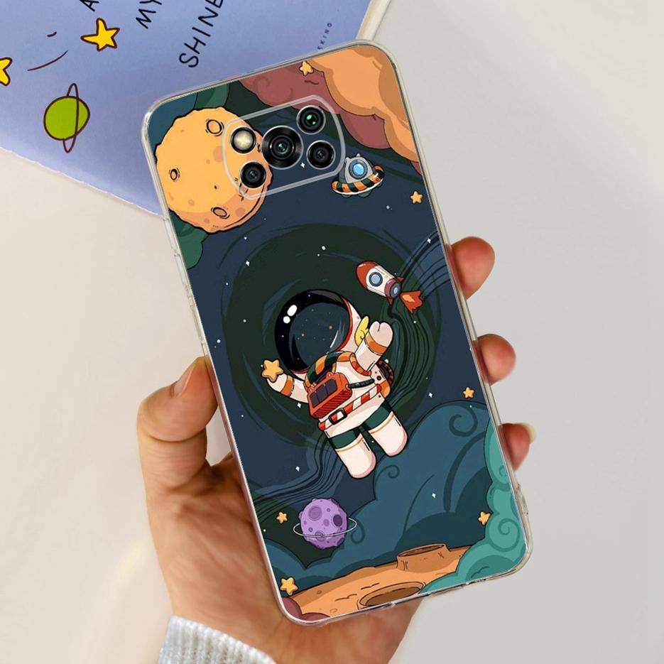Чехол для Xiaomi Poco X3 Pro Новый Модный Расписной Чехол Прозрачный Силиконовый Мягкий ТПУ Чехол для Телефона Для Xiaomi Poco X3 NFC PocoX3 Pro Корпус