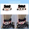 Laughing Cute Nezha And Big Eyed Expression Cartoon Embroidery Plush Backpack