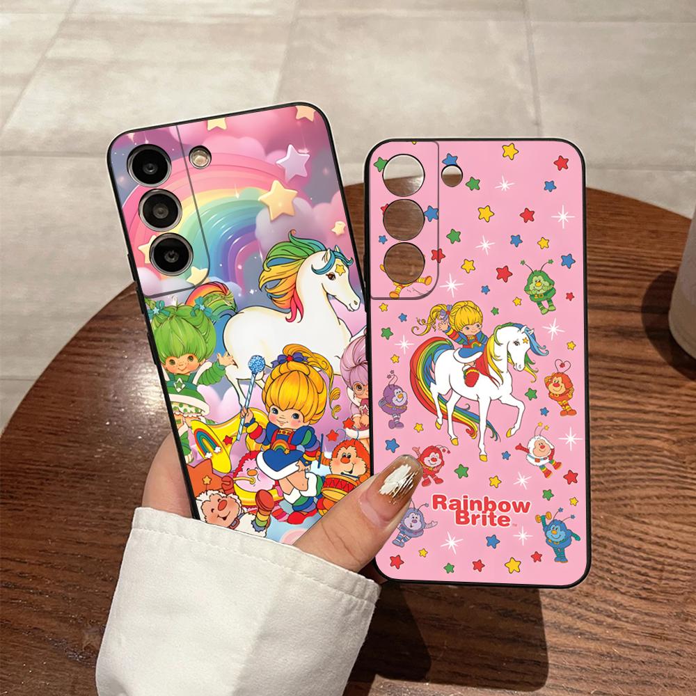 Cute Rainbow B-BriteS Phone Case For S25 Ultra Samsung S26 S24 Fe S23 S22 S20 S21 Plus A54 A34 A53 A16 Back Cover