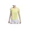 Runicon Clash Breathable Short Sleeve T-Shirt Women Tops Vibrant-Yellow CZ9546-712