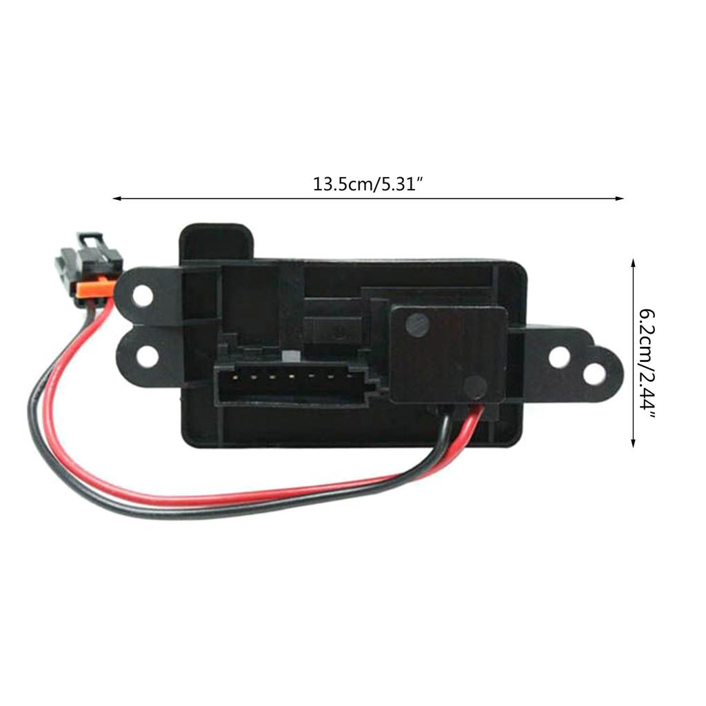Резистор двигателя вентилятора автоматического отопителя, совместимый с RU571 BR474 RU1264 1581086 89019088 22807123 4P1449 JA1582 RU1264 RU571