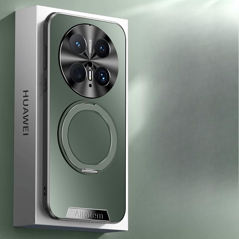 Подходит для чехла для телефона Huawei Mate70pro Вращающаяся подставка Магнитный M60 Полный пакет 50 Ударопрочный 40 Простая матовая отделка для мужчин