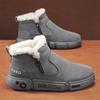 New Men Snow Boot New Winter Shoes for Men Warm Boots Ankle Trendy All-match Shoes Thick Plush Winter Boots for Men Cotton Shoe