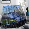 S04 Printed Flannel Blanket, soft throw for bedroom sofa, washable, fan merchandise, great gift.