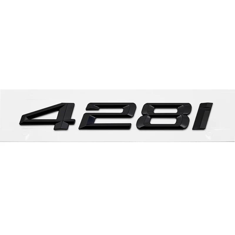 ABS Car Rear Trunk Letters Logo Badge Emblem Sticker For BMW 4 Series 420i 425i 428i 430i 435i 440i 450i F30 F32 F33 F36 G26 G22