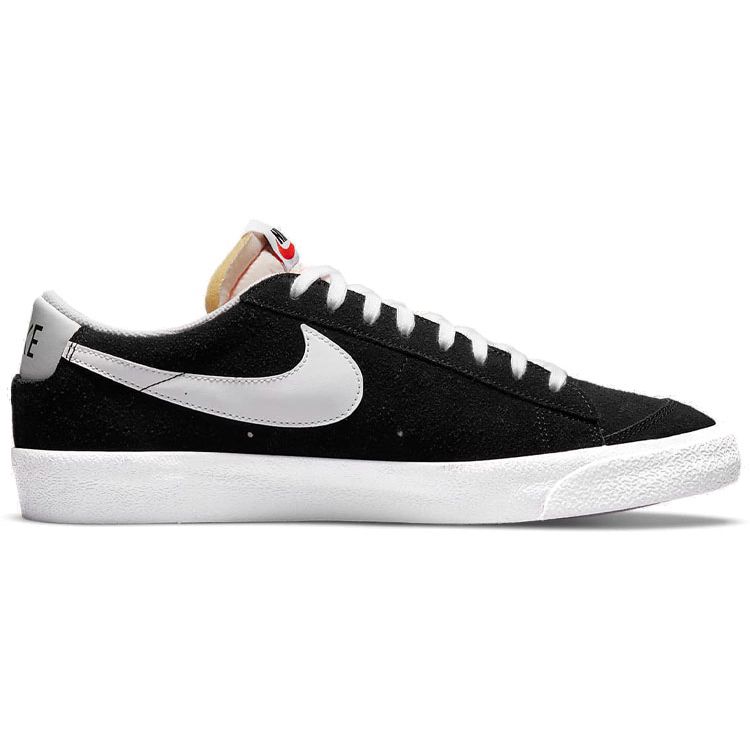 Nike Blazer Low 77 Замшевые черно-белые мужские кроссовки DA7254-001