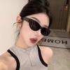 Fashion Cat Eye Sunglasses Vintage Outdoor Oval Frame Sunglasses Sun Shades Glasses Travel Street Style Elliptic Square Eyewear