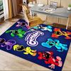 Happy Critter Friends Carpet For Playroom Bedroom Living Room Sofa Home Decorkids Game Area Rug Nonslip Floor Mat