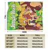 The Jungle Book Blanket  Airplane Travel Flannel Bedding Throws For Living Room Soft Design Quality Bedspread Gift