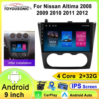 Android 12 автомобильный стерео радио мультимедиа видеоплеер для Nissan Teana Altima руководство 2008 2009 2010 2011 2012 навигация GPS