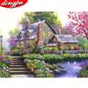 Diamond Painting Landscape 5D Diamond Embroidery Mosaic Kits House Home Decoration