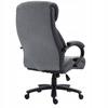 Furnitex gray large soft tilt swivel office chair with wheels
