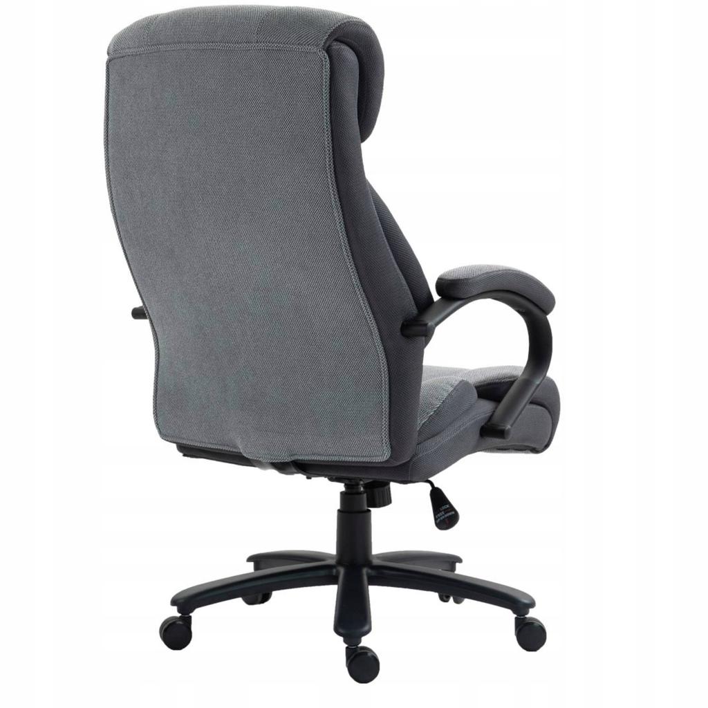 Furnitex gray large soft tilt swivel office chair with wheels