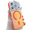 Магнитный чехол для iPhone 17 с лазерным изменением цвета и креплением для объектива для моделей 12-16, Подходит для iPhone 14 Pro Max