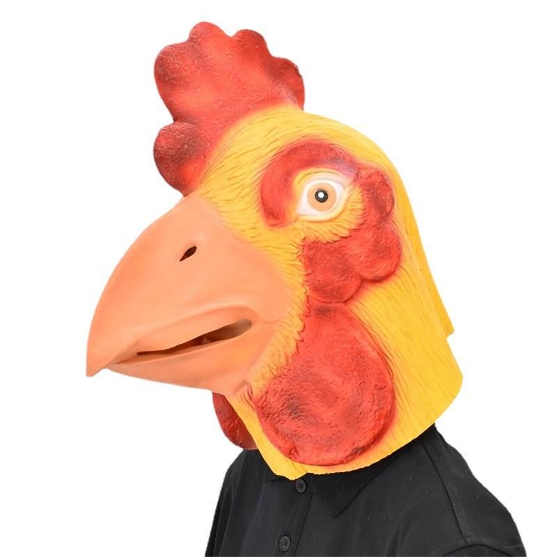 Rooster Halloween Headgear Animal Head Mask For Party Costumes And Events Themed