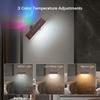Умная светодиодная лампа, 3 цветовые температуры, 5-уровневая и бесступенчатая регулировка яркости, управление с пульта и с помощью сенсора, перезаряжаемая через USB-C, регулируемый угол наклона