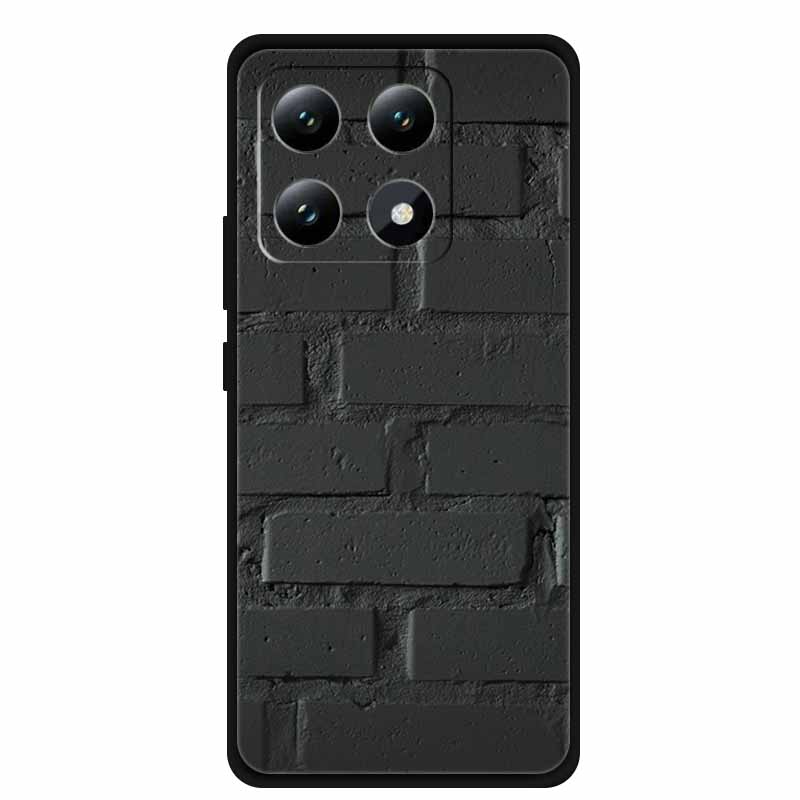 New Cool Phone Case For Xiaomi 14T 5G 6.67'' TPU Black Cover Bumper For Xiaomi 14 T 14T pro Shield Funda Capa Fashion Soft Case