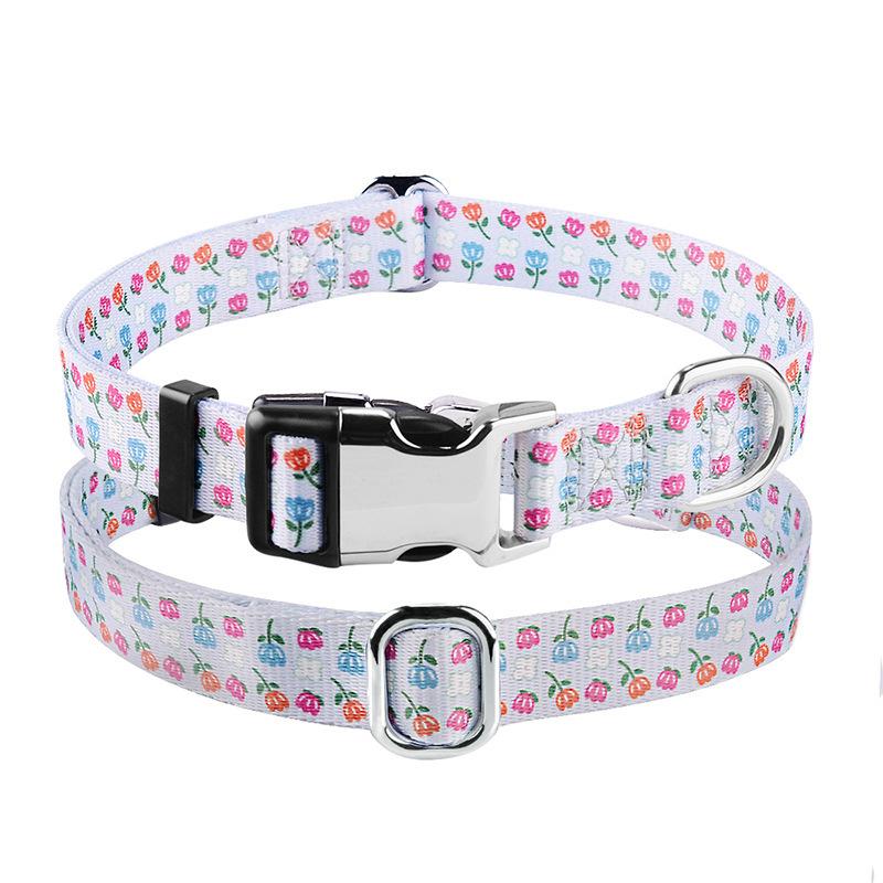 Cute and Simple Pet Collar, Cat Neck Ring, Anti-break-free Large and Medium-sized Dog Puppy Collar.