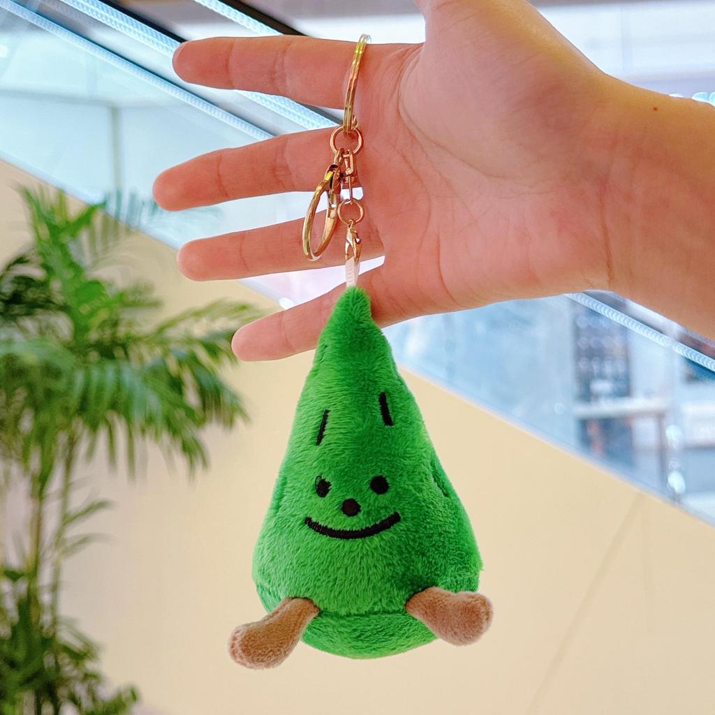 Mini Pine Tree Bag Ornament: Cute Plush Christmas Decoration Keychain