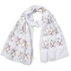 Women Christmas Festive Winter Deer Print Warm Winter Snow Flake Scarf