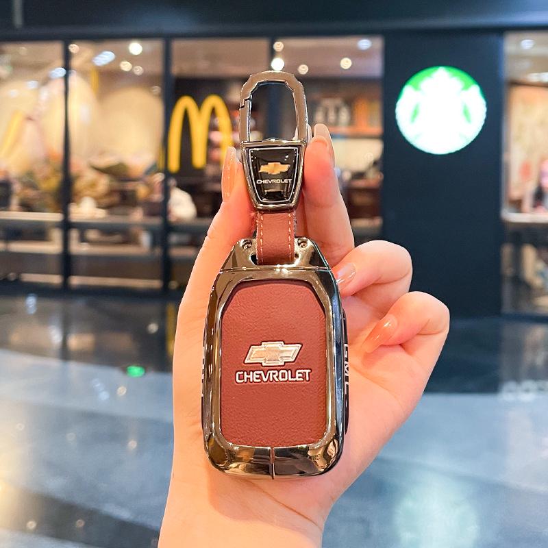 Чехол для ключей Chevrolet K5 Trax Cruze - Звезда Milesuo Металлическая пряжка Оболочка с полным покрытием