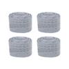 4Pcs Lace Ribbons Nylon Retro DIY Decorative Accessories for Gift Packaging DecorationGray