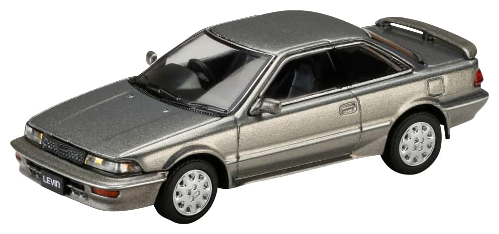 Хобби ЯПОНИЯ Toyota Corolla Levin GT APEX AE92 Серо-зеленый металлик 1/64