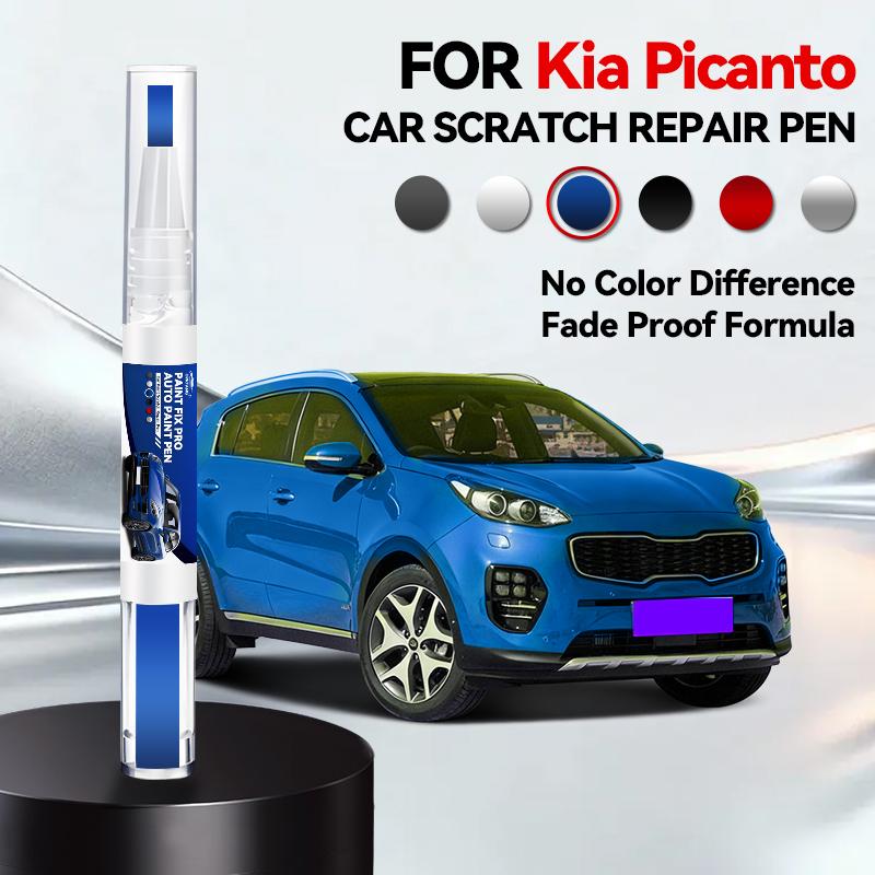 Для Kia Picanto Ремонтная ручка для краски Подкраска Удаление царапин Сделай сам Автоаксессуары Черный Белый Серебристый Красный